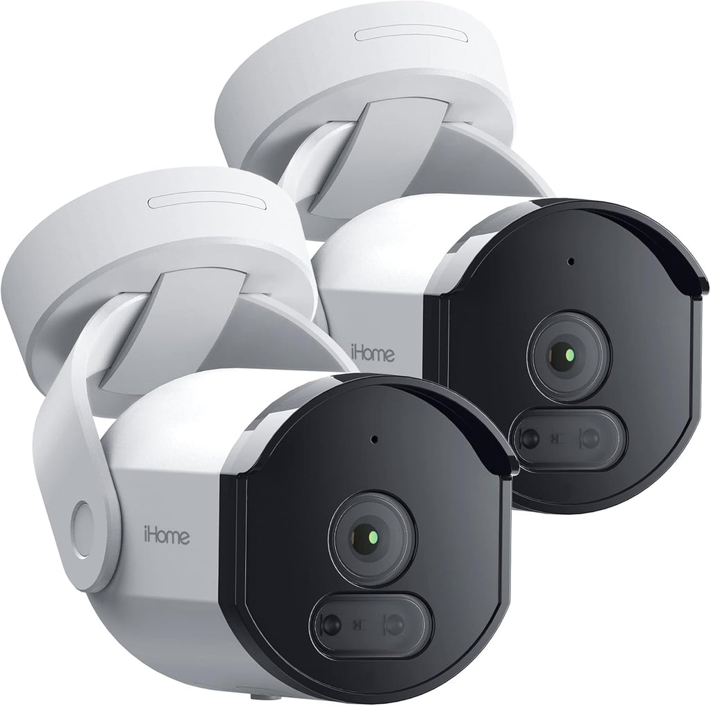 2 Pack 1080p HD IP65 Weatherproof Smart Outdoor Security Camera L43952