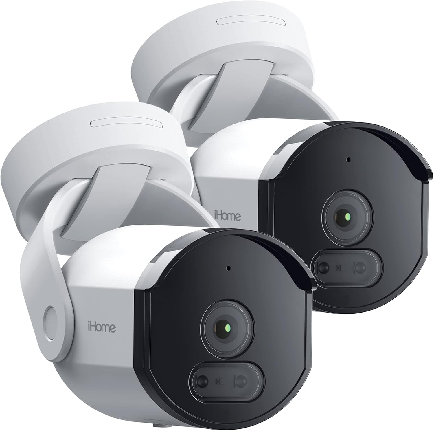 2 Pack 1080p HD IP65 Weatherproof Smart Outdoor Security Camera L43952