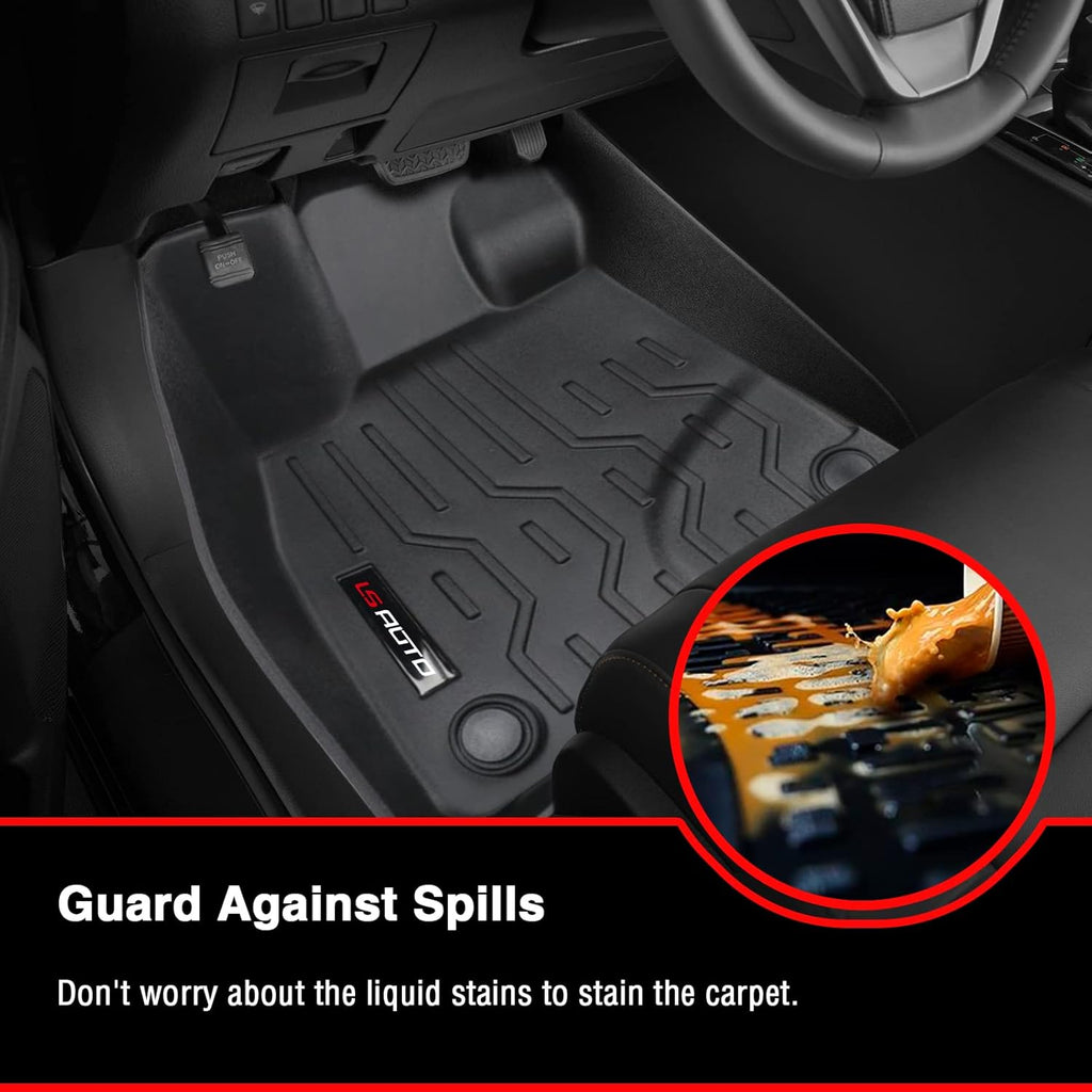 3D Design All Weather Floor Liners for 2021 2022 Ford Bronco Sport 4 Door Black C315