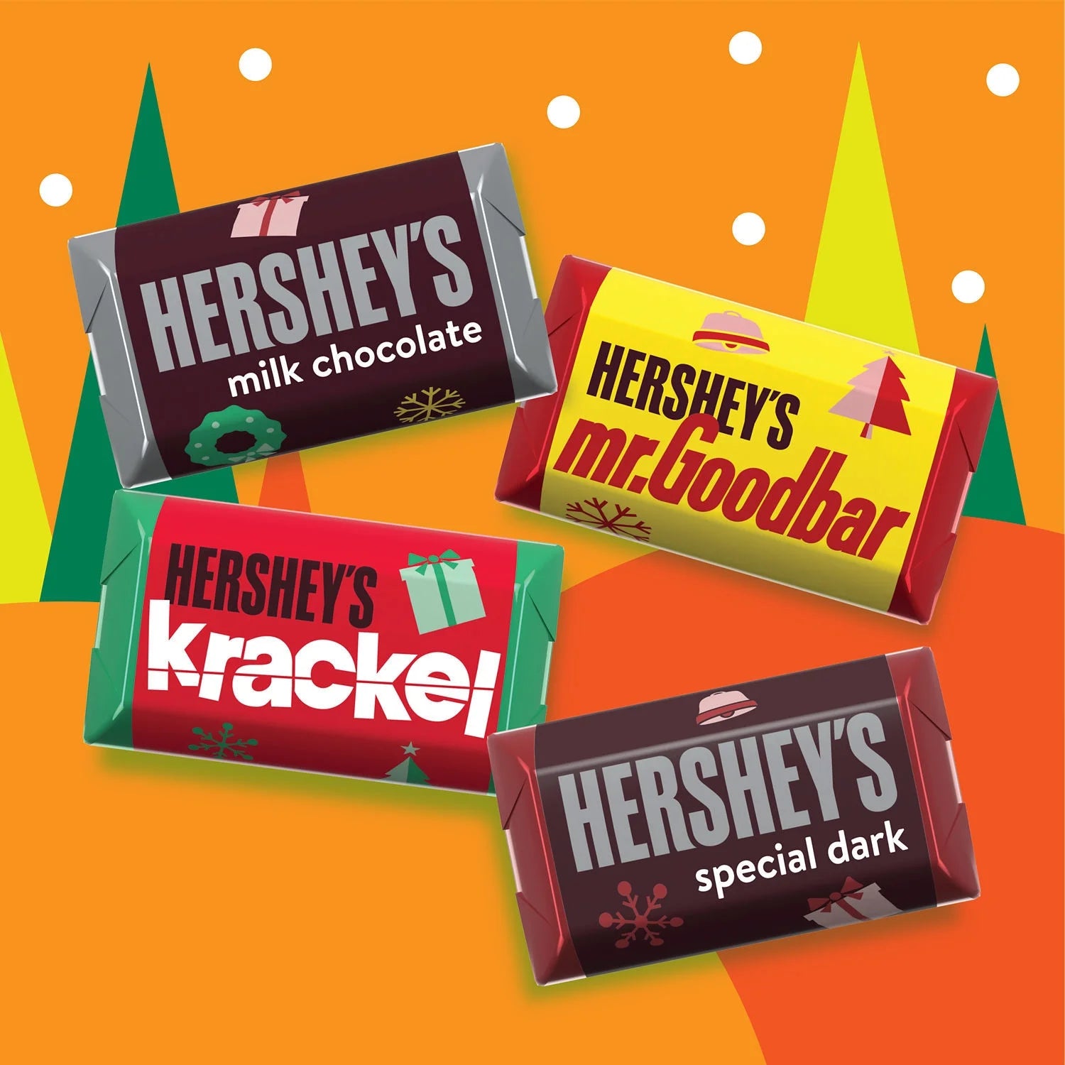 Assorted Chocolate Christmas Candy Bulk Bag 33.9 oz Y58316