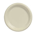 Ivory Plastic Banquet Plate (Case of 240) V6045