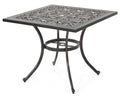 Shiny Copper Cast Aluminum Dining Table Q735