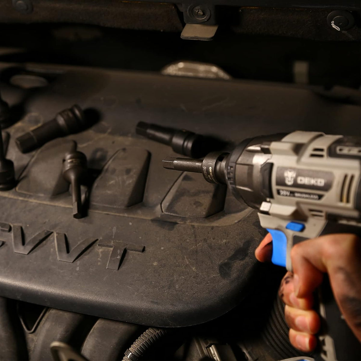 20 Piece Cr-Mo Steel Impact Hex Bit Set with Storage Case A917