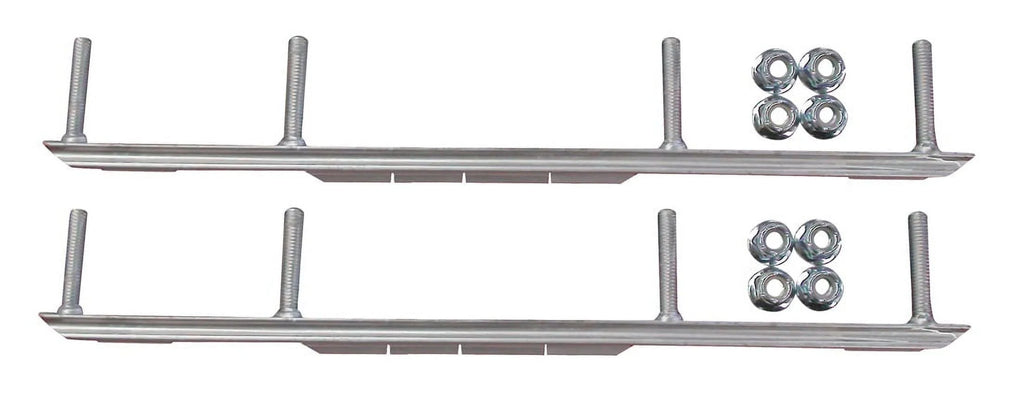 Blue XT Snowmobile Skis with 4.5" Shaper Bars Complete Kit L5923