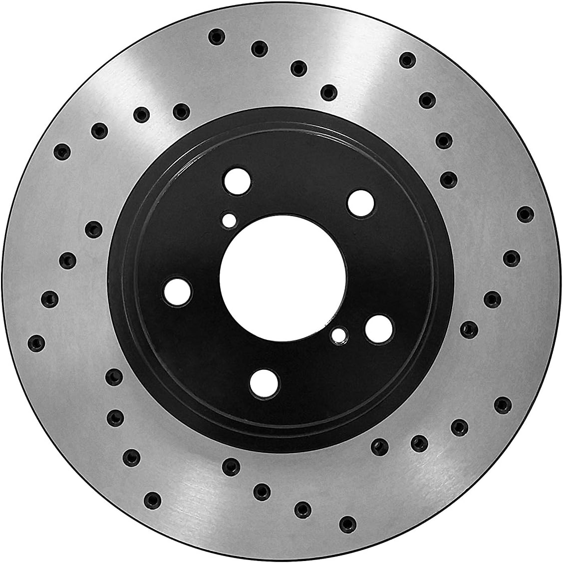 Front Coated Drill Brake Rotors Pads O597656