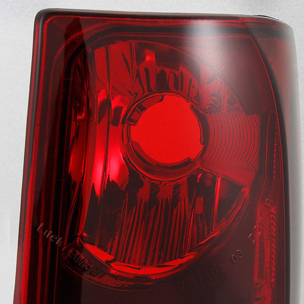 Red Tail Lights Replacement Pair Pack of 2 D141717