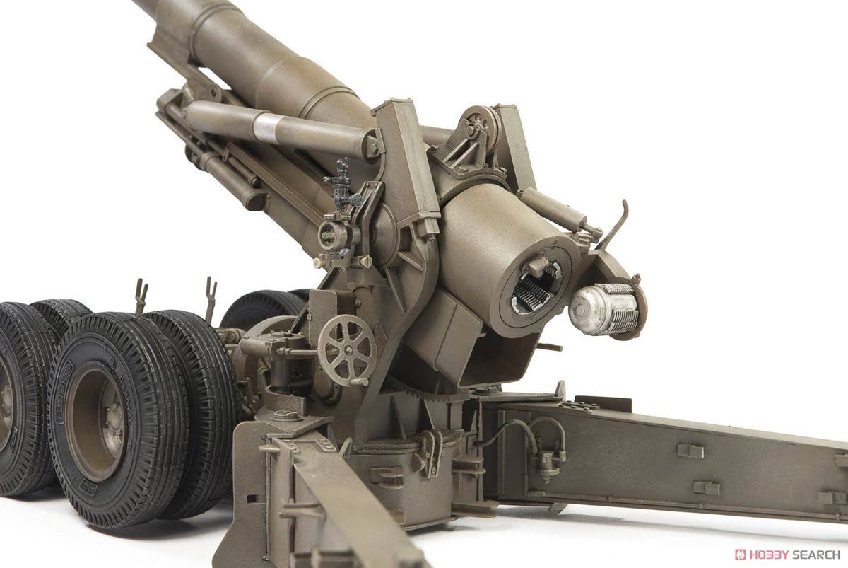 WWII 8 inch Howitzer M1 1/35 Scale Plastic Model Kit O3743