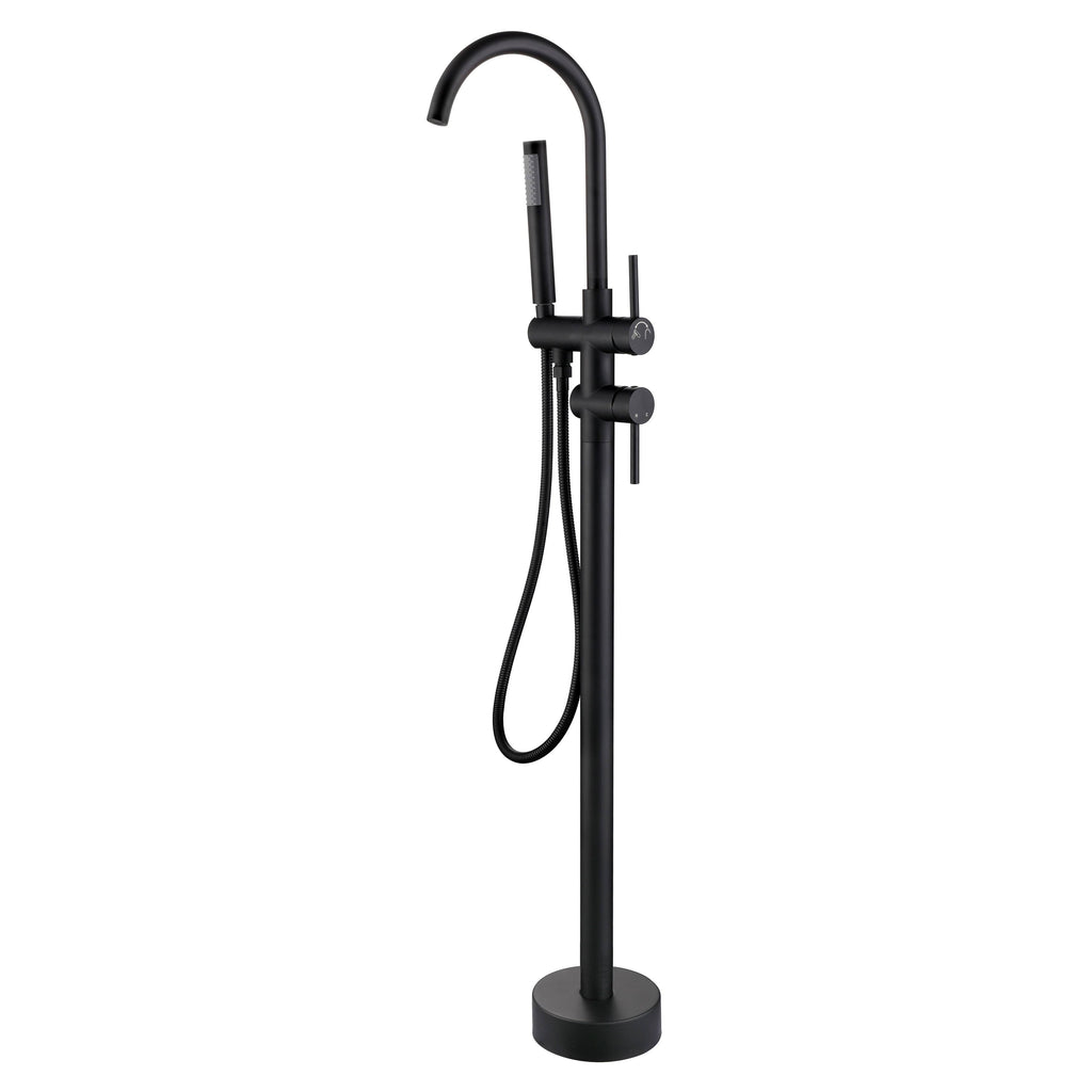 Silver Freestanding Tub Filler P61682