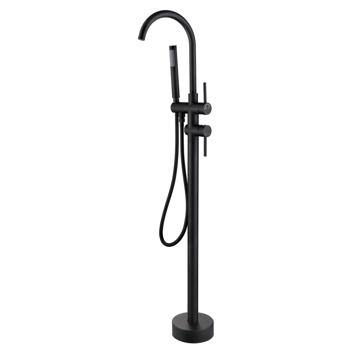 Silver Freestanding Tub Filler P61682