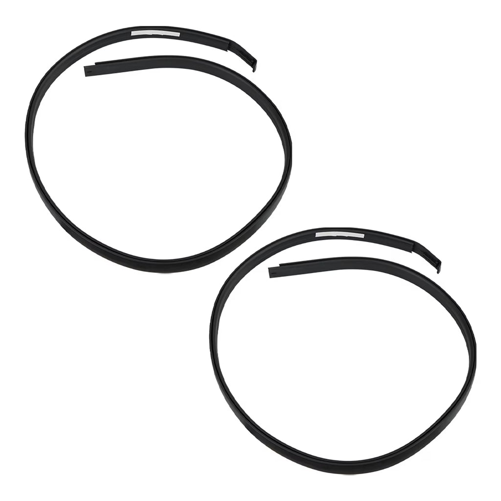 2Pcs Black Roof Drip Side Moulding Weatherstrips M87413