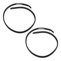 2Pcs Black Roof Drip Side Moulding Weatherstrips M87413