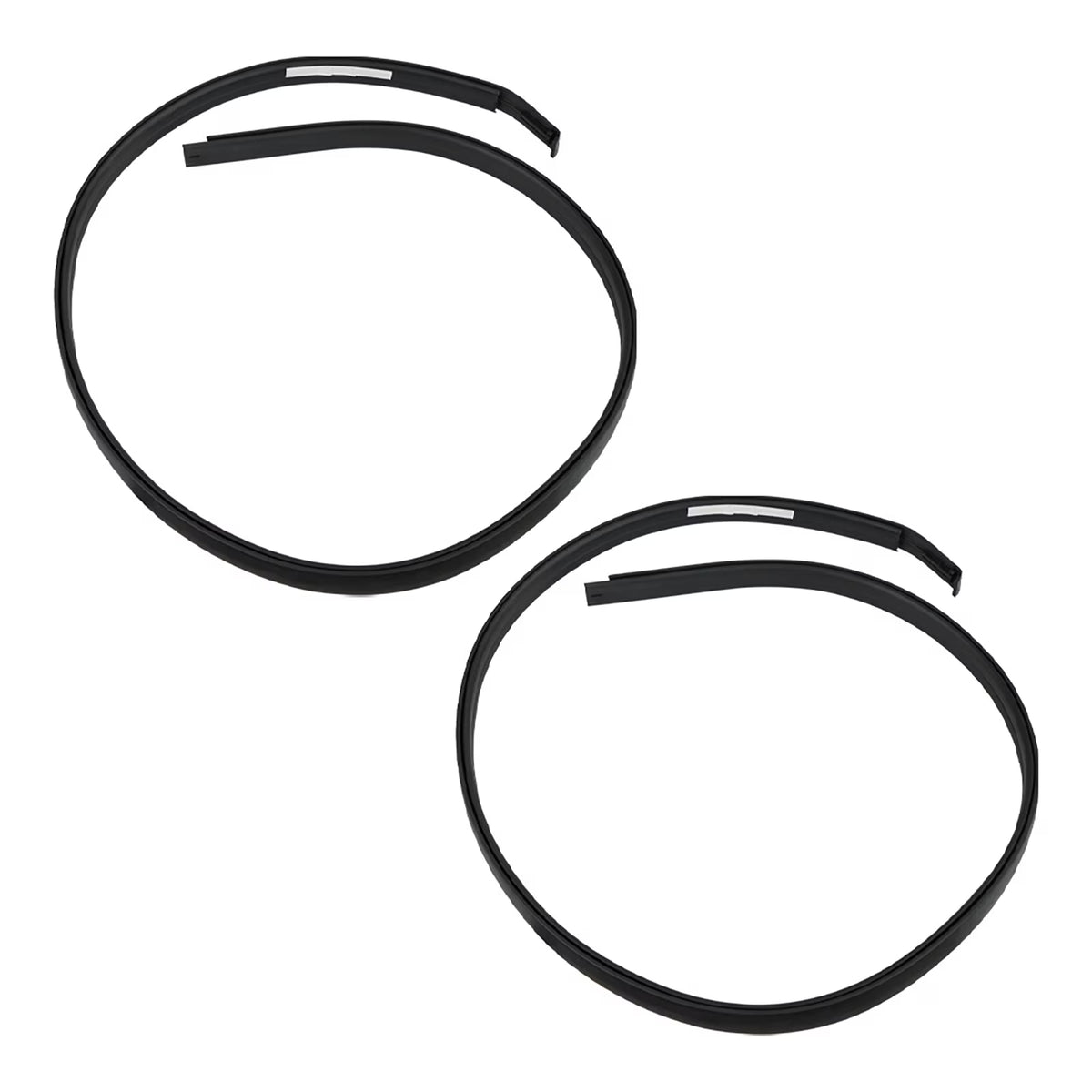 2Pcs Black Roof Drip Side Moulding Weatherstrips M87413