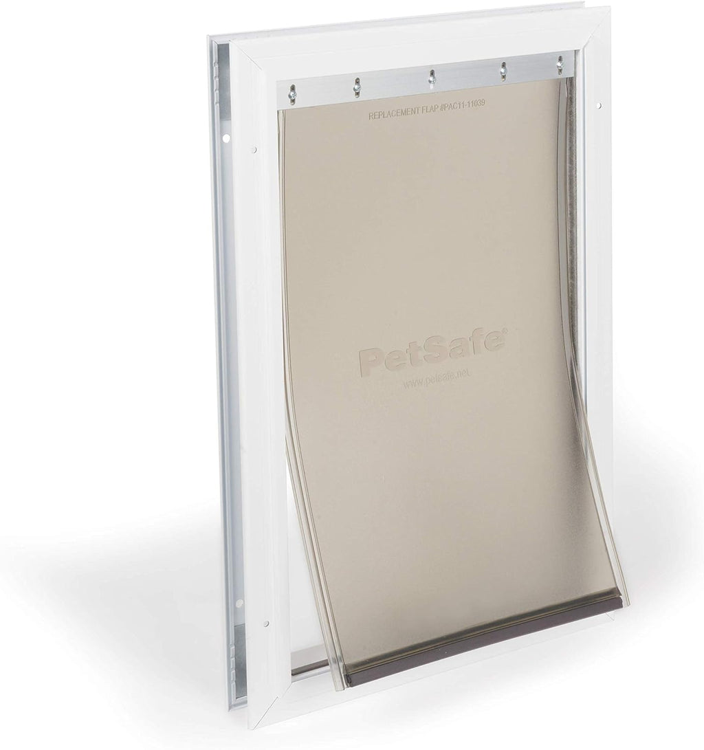 Aluminum Dog Door or Cat Door with Tinted Magnetic Vinyl Flap, Pack of 2 U49670