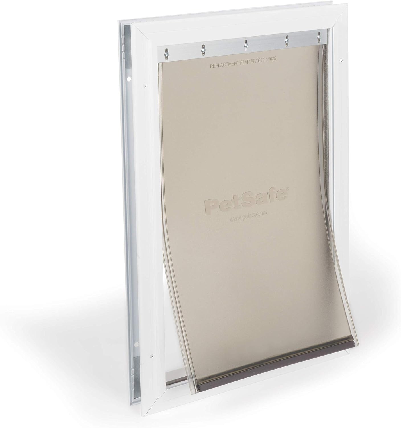 Aluminum Dog Door or Cat Door with Tinted Magnetic Vinyl Flap, Pack of 2 U49670