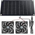 Solar Powered Dual Fan 10W 12V Exhaust Fan Pack of 2 W9760