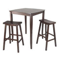 3 - Piece Counter Height Solid Wood Dining Set P616726