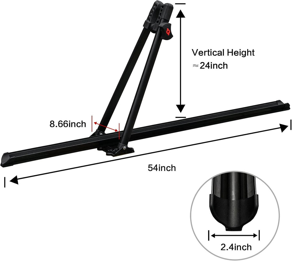 1 Bicycle Capacity Roof Bike Rack H699277