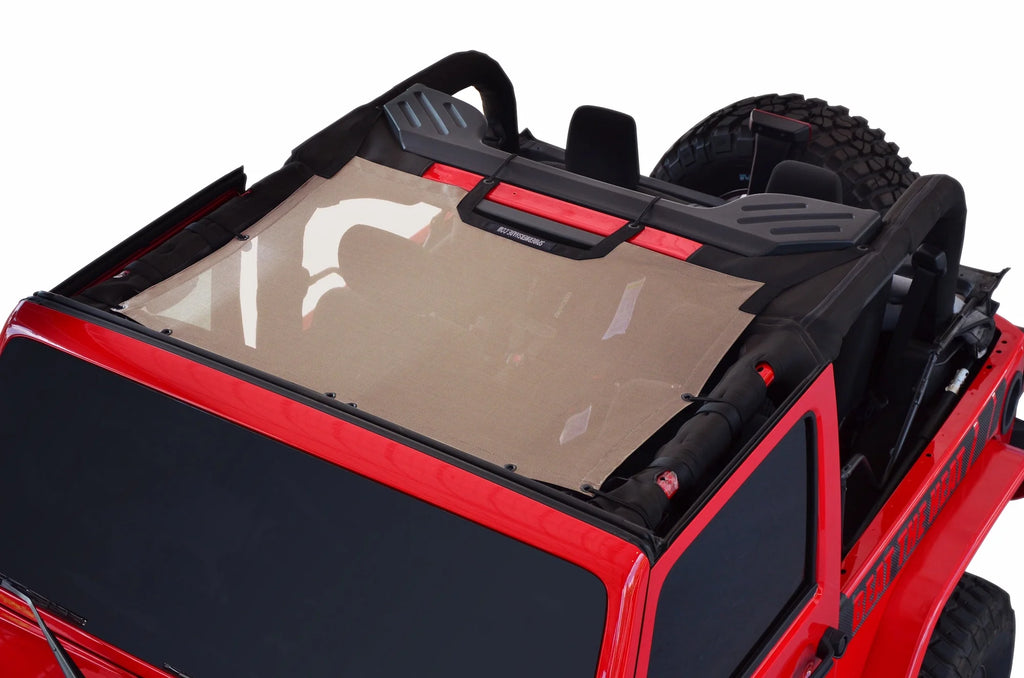 Mesh Shade Top Sunshade for Jeep Wrangler JK 2-Door and JKU 4-Door N9217