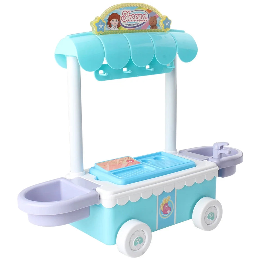 Doctor Kit Surgical Car with Music Kids Play House Educational Role Play Toy W859309