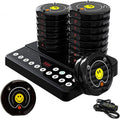 Wireless Restaurant Paging System with 20 Coaster Pagers and 1 Numeric Keypad Transmitter U31842