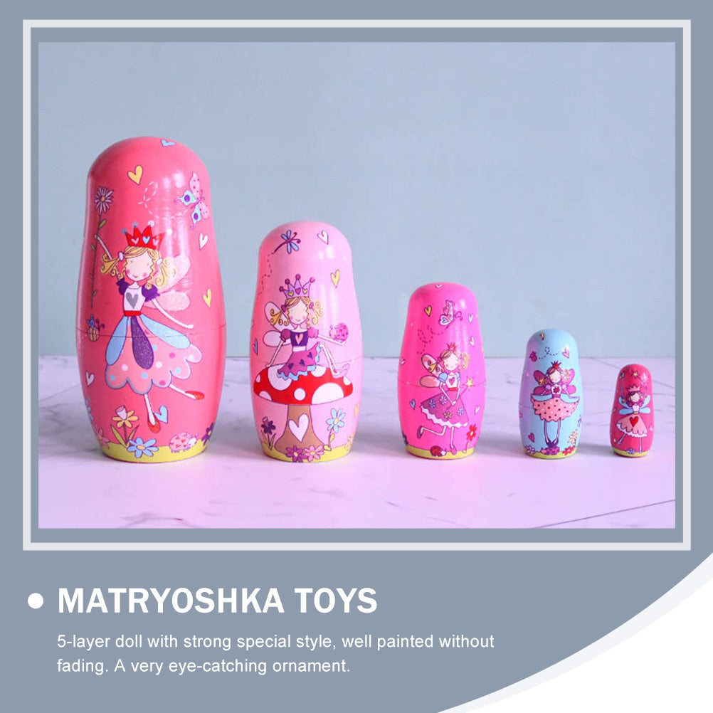Matryoshka Russian Wooden Dolls DIY Babushka Vintage Decor O48731