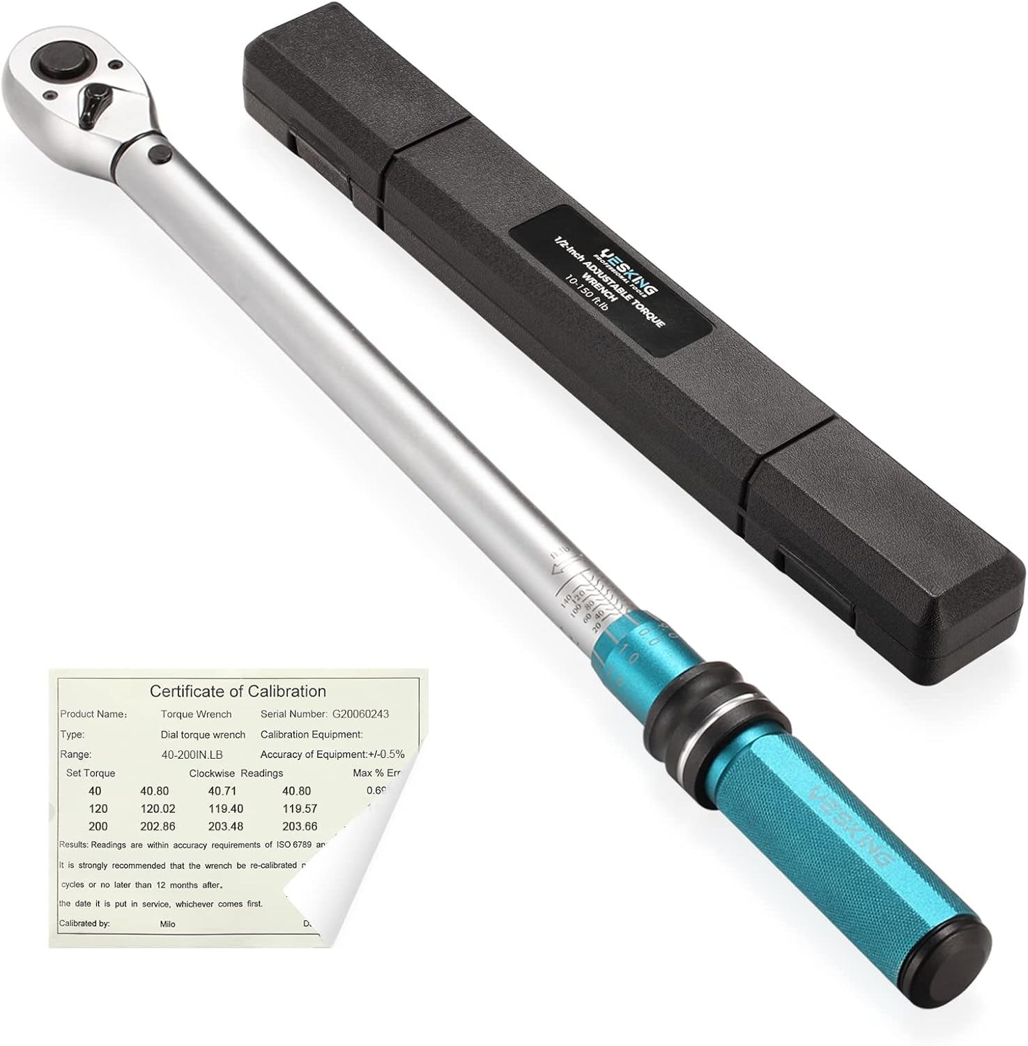 1/2-Inch Drive Click Torque Wrench Set Pack of 2 N51155