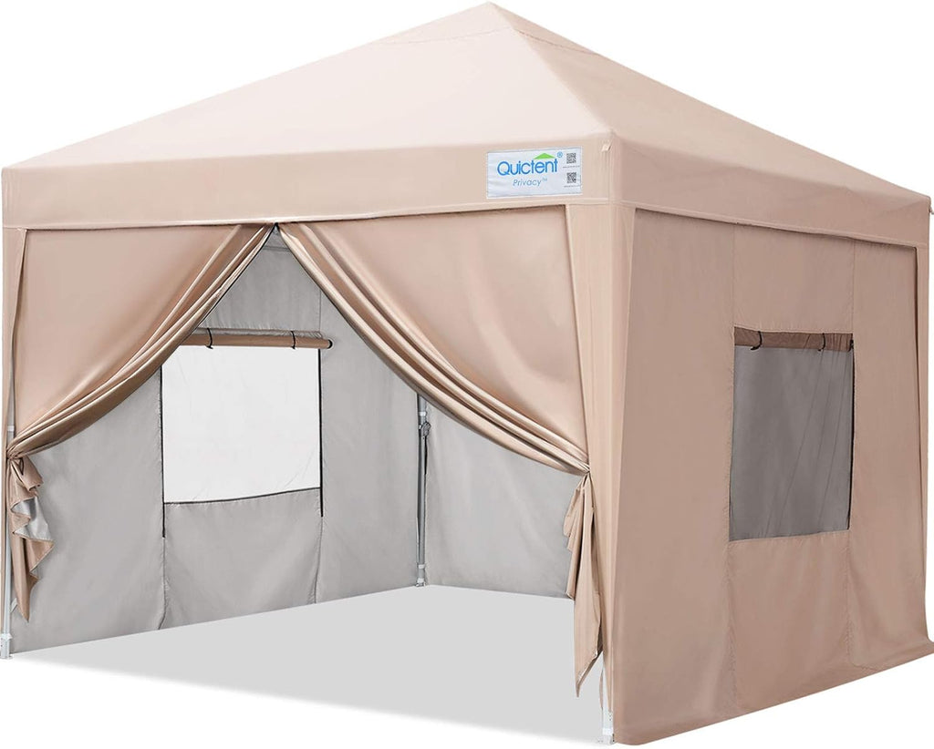 10x10 Pop up Canopy Tent with Sidewalls Waterproof B202076