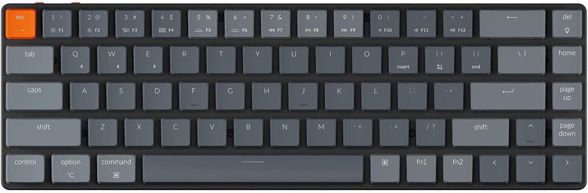 68 Keys Ultra-Slim Wireless Mechanical Keyboard with RGB LED Backlit P553601