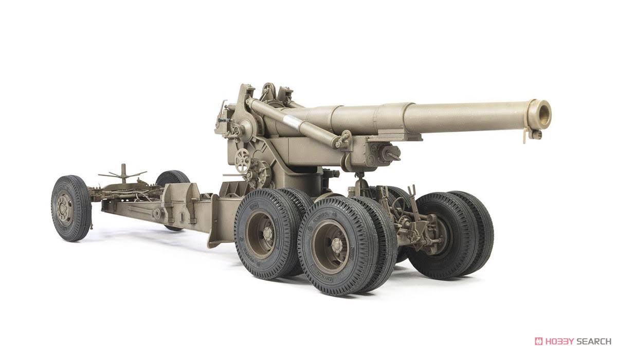 WWII 8 inch Howitzer M1 1/35 Scale Plastic Model Kit O3743