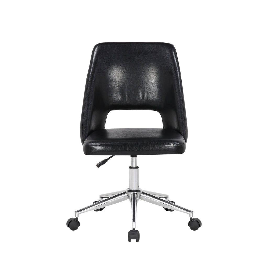 White Fabric Office Task Chair R1109