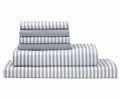 King Size 6 Pc Set Awning Striped Sheets with 2 Bonus Pillowcases B545966