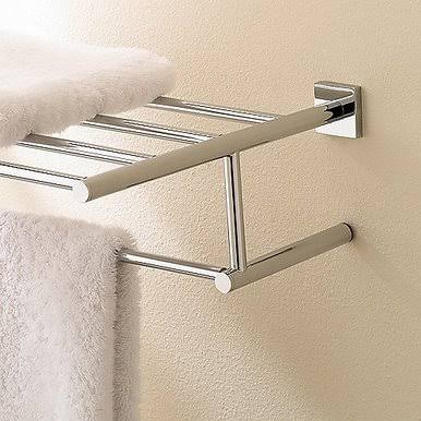 Satin Nickel Towel Rack U3441
