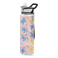 Pink 32oz Tritan Sports Water Bottle with Straw H9396