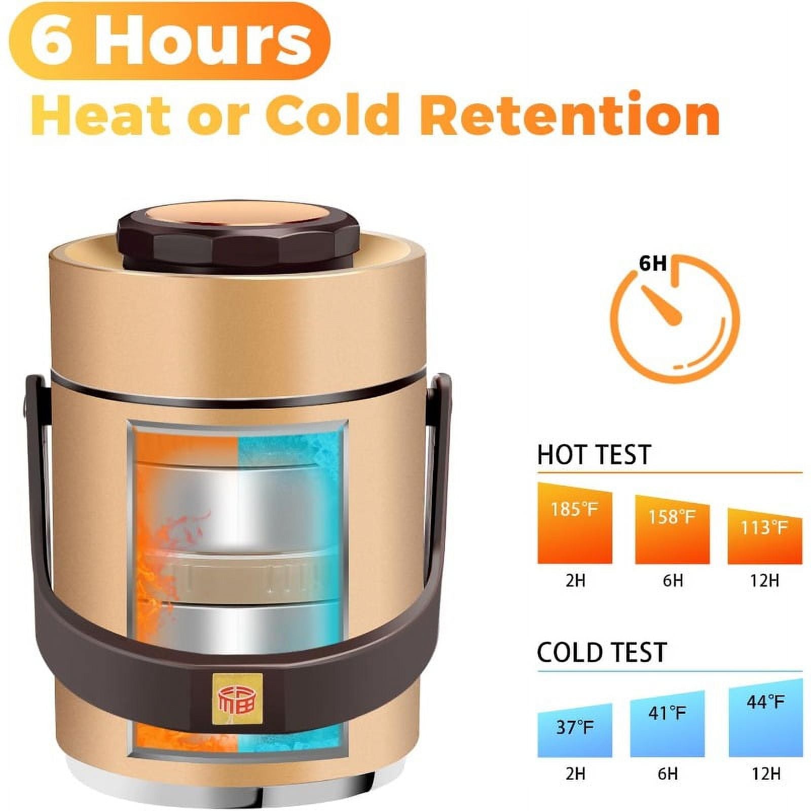 51 oz Stainless Steel Vacuum Insulated Wide Mouth Soup Food Thermos Hot Food Jar N4454