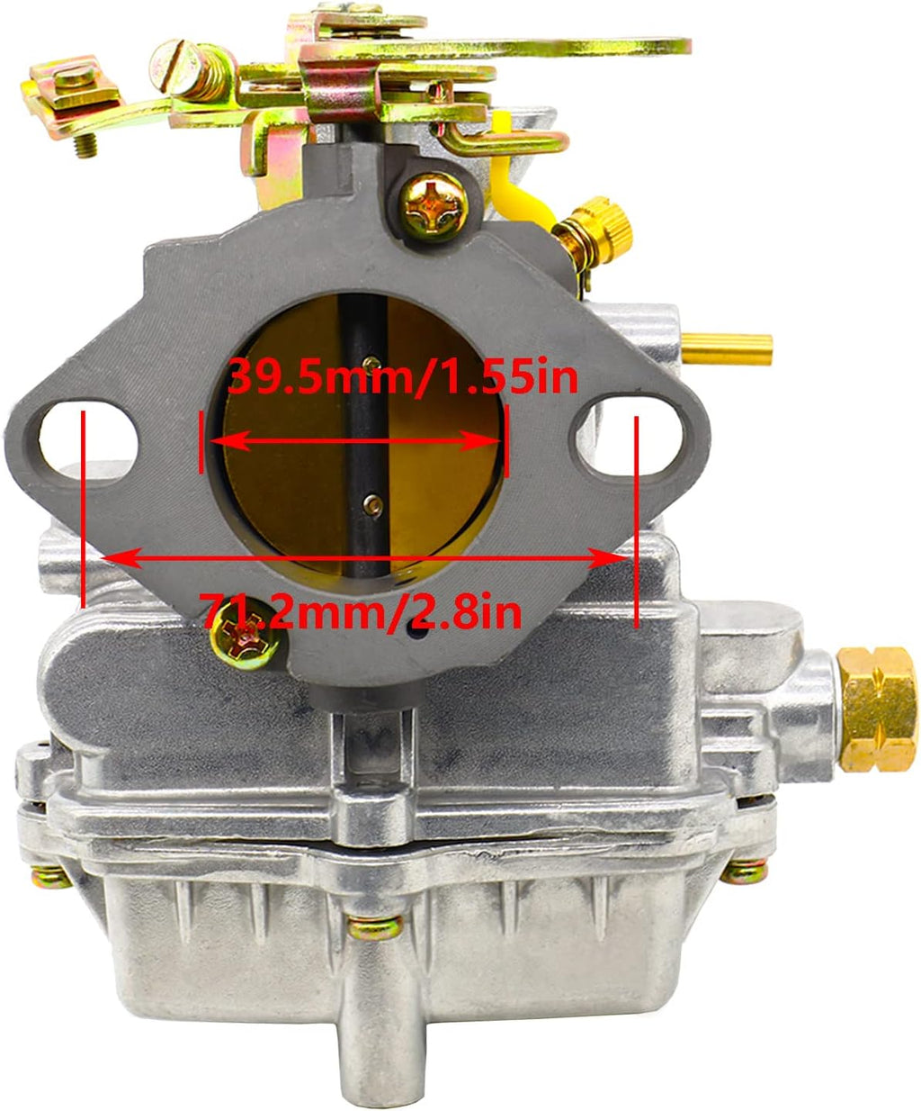 1-Barrel 1960 Carburetor Replacement with Mounting Gasket X15558