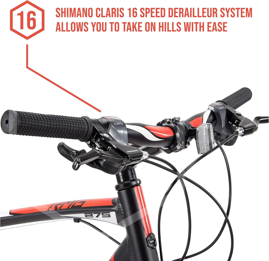 27.5" Gravel Bike with 19" Aluminum Frame, 16 Speed, Disc Brakes A856591