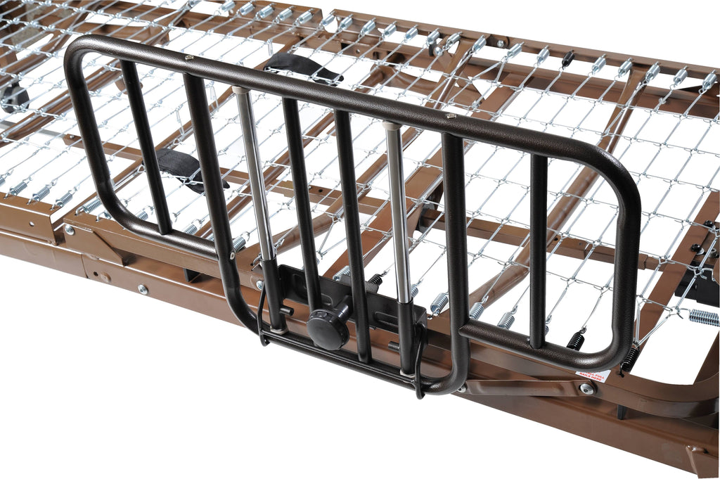 Semi Electric Bed with Half Rails and Mattress Z979139