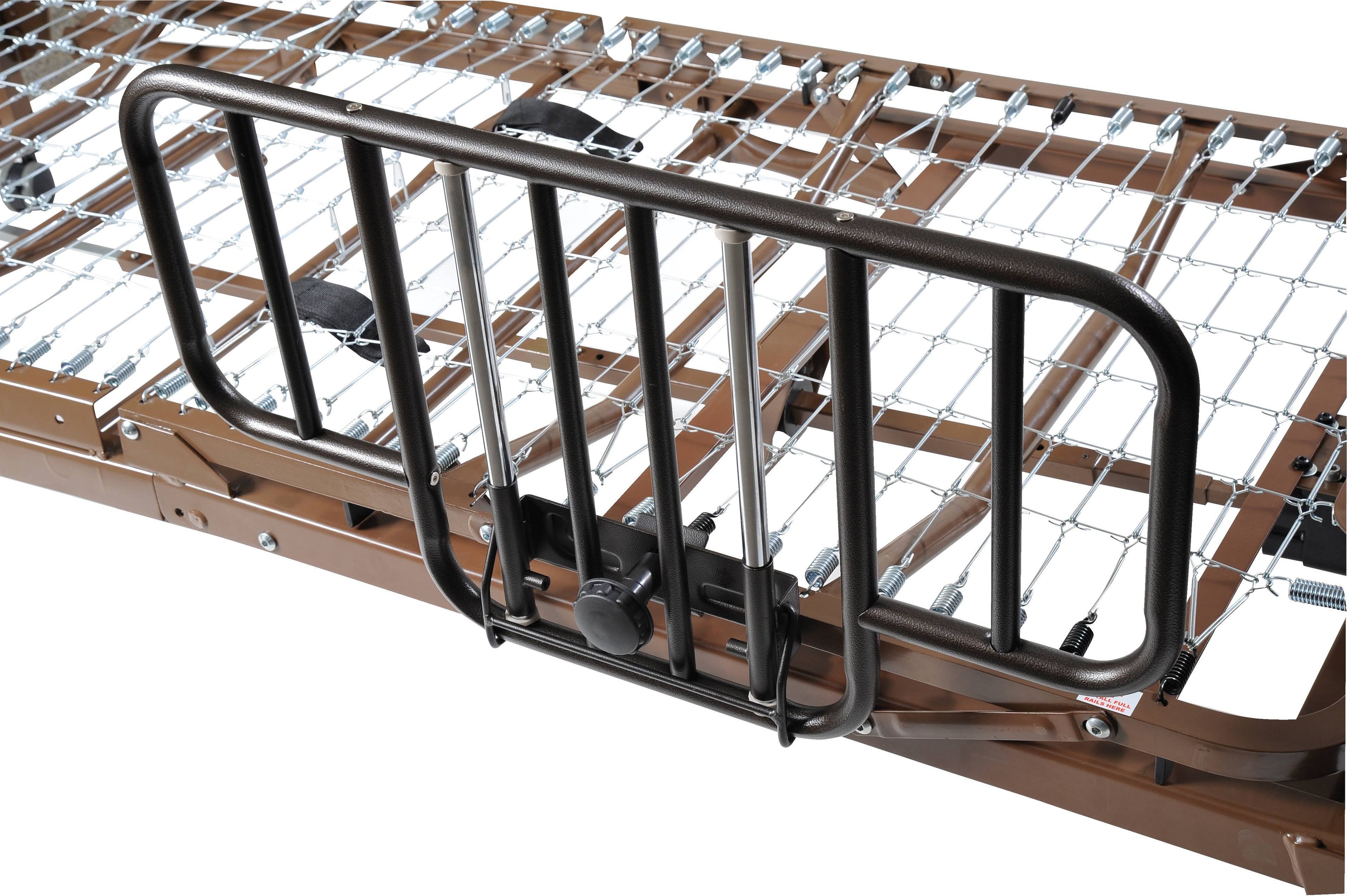 Semi Electric Bed with Half Rails and Mattress Z979139