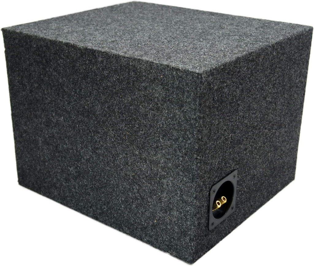 Single 10 Vented Subwoofer Stereo Sub Box Ported Enclosure 5/8 MDF E5639
