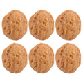 6 Pcs Faux Walnut Artificial Nuts Decorations W18385