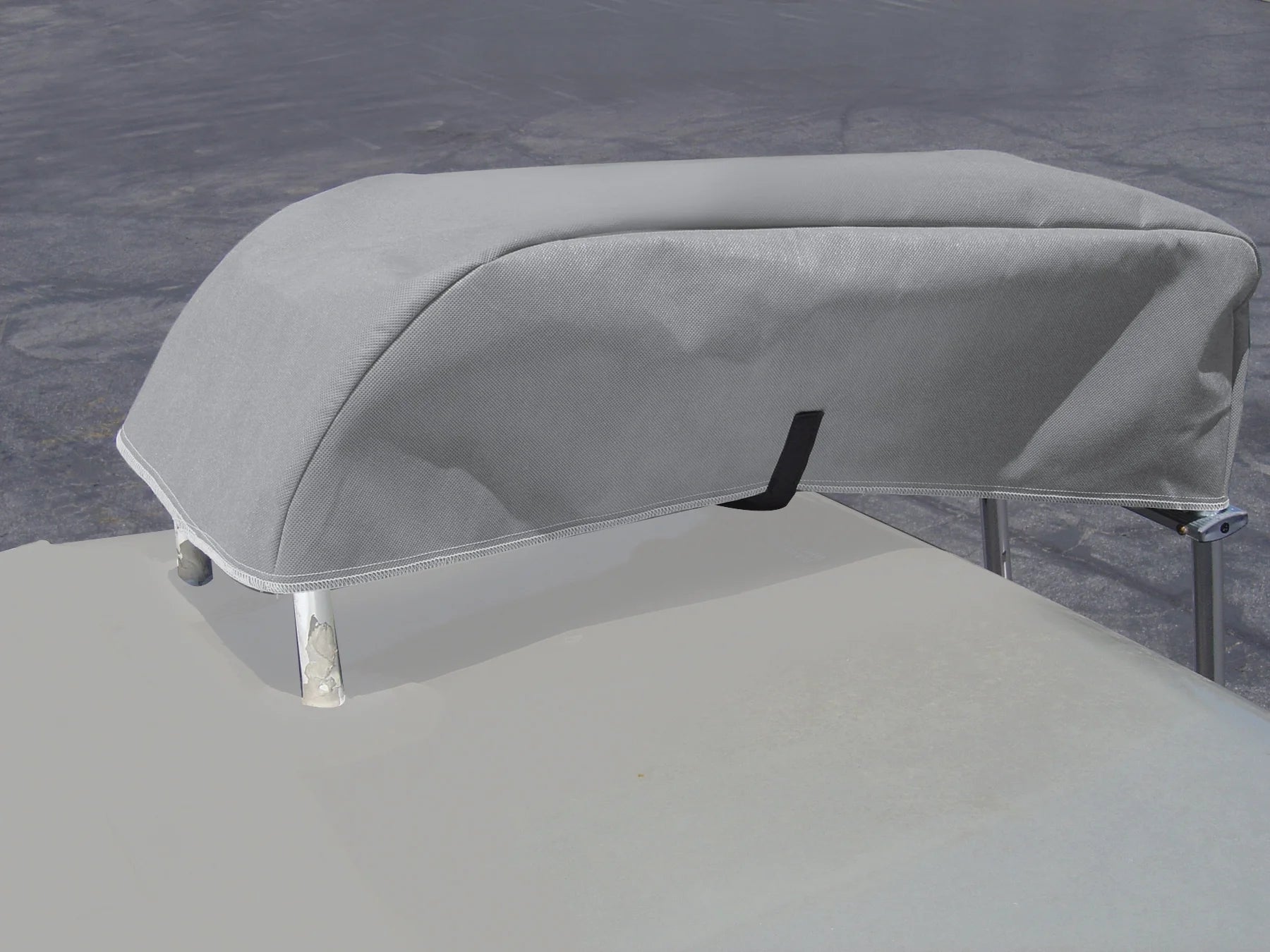 Gray/White Olefin Fifth Wheel Trailer Cover 40' 1" - 43' L139