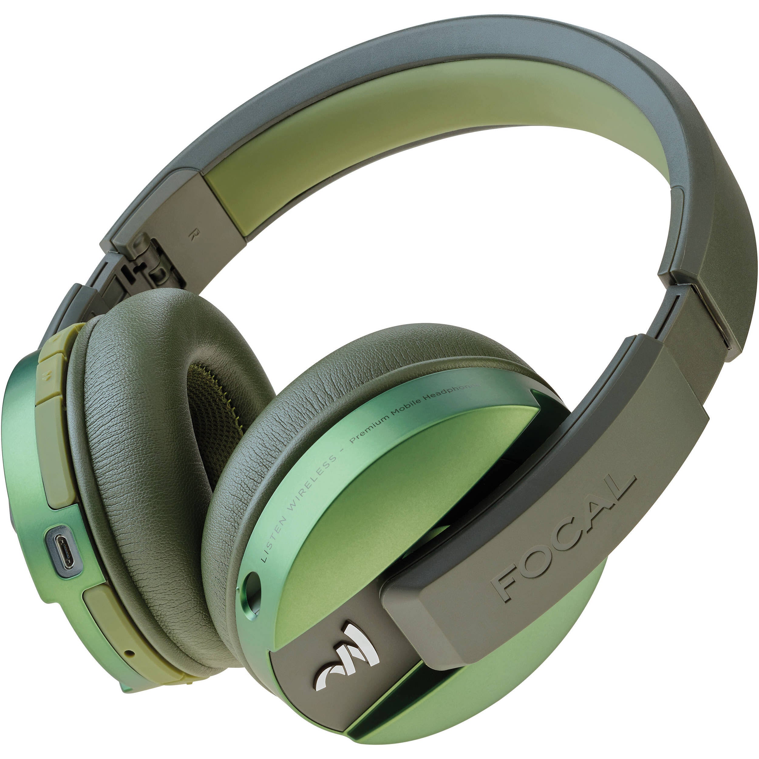 Green Over-Ear Wireless Headphones O600