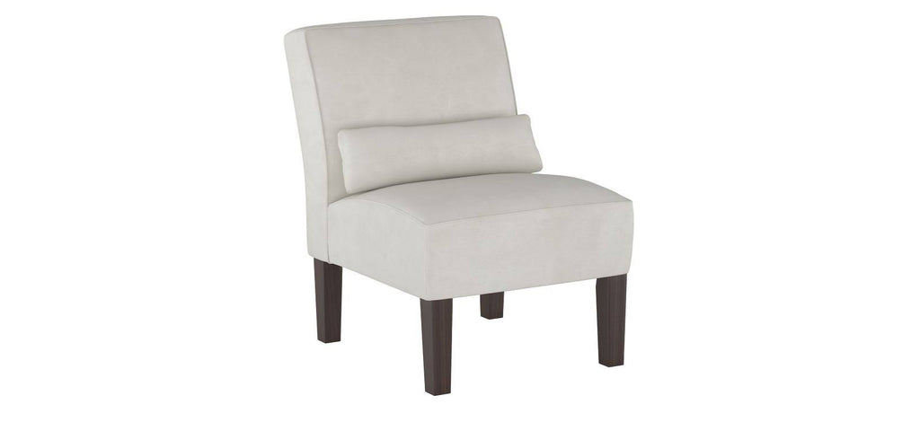 Velvet Light Grey Accent Chair I779658