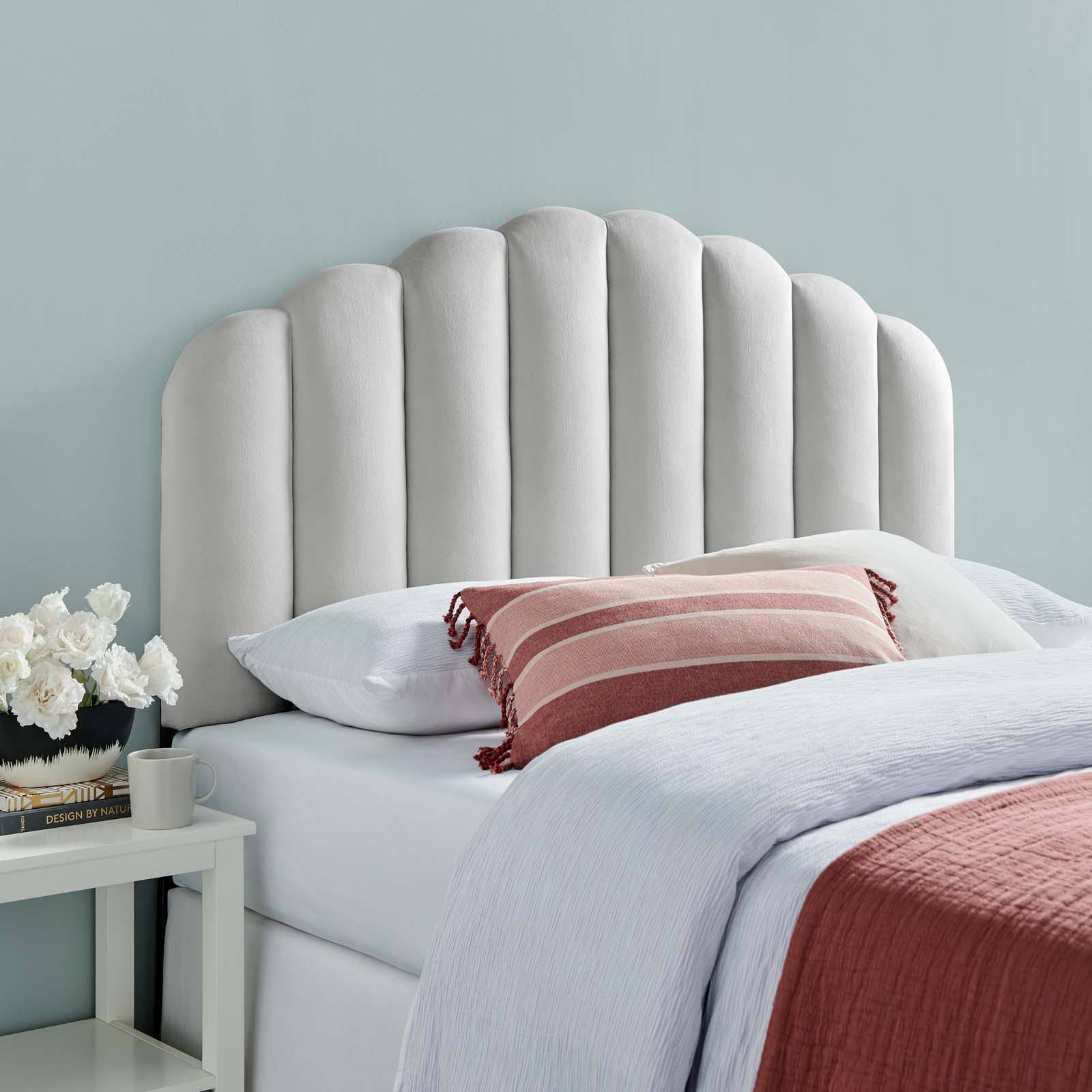 Teal Performance Velvet Headboard U179