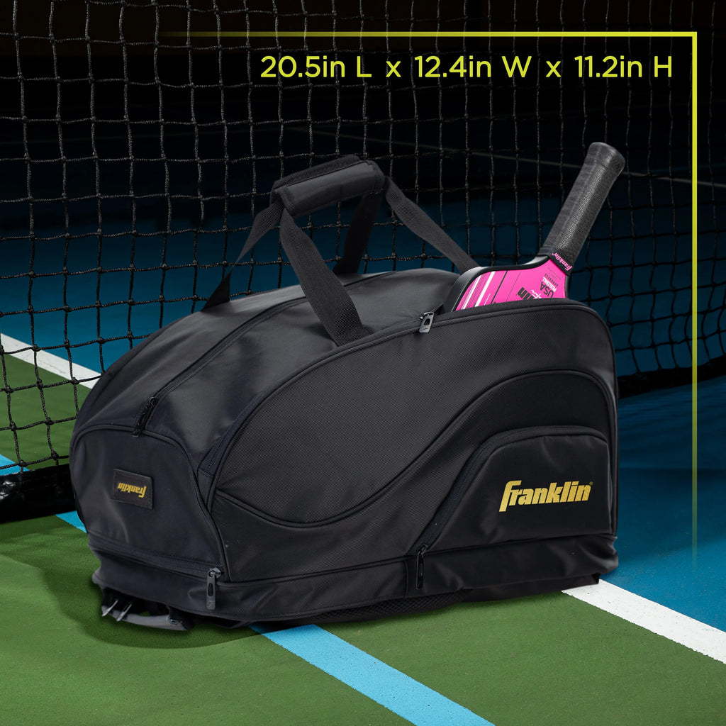Black Hybrid Pickleball Backpack Duffle Bag Z261