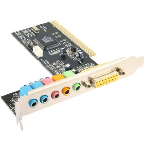 6-Channel 5.1 Surround Sound PCI Sound Card X463589