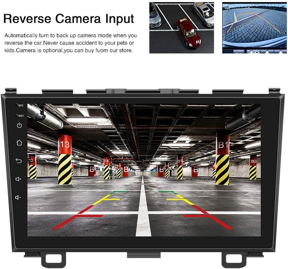9 Inch Touch Screen Car Stereo Radio with Navigation Bluetooth Backup Camera D56360