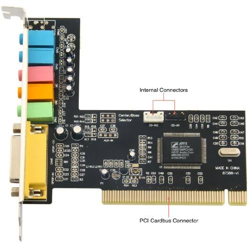 6-Channel 5.1 Surround Sound PCI Sound Card X463589