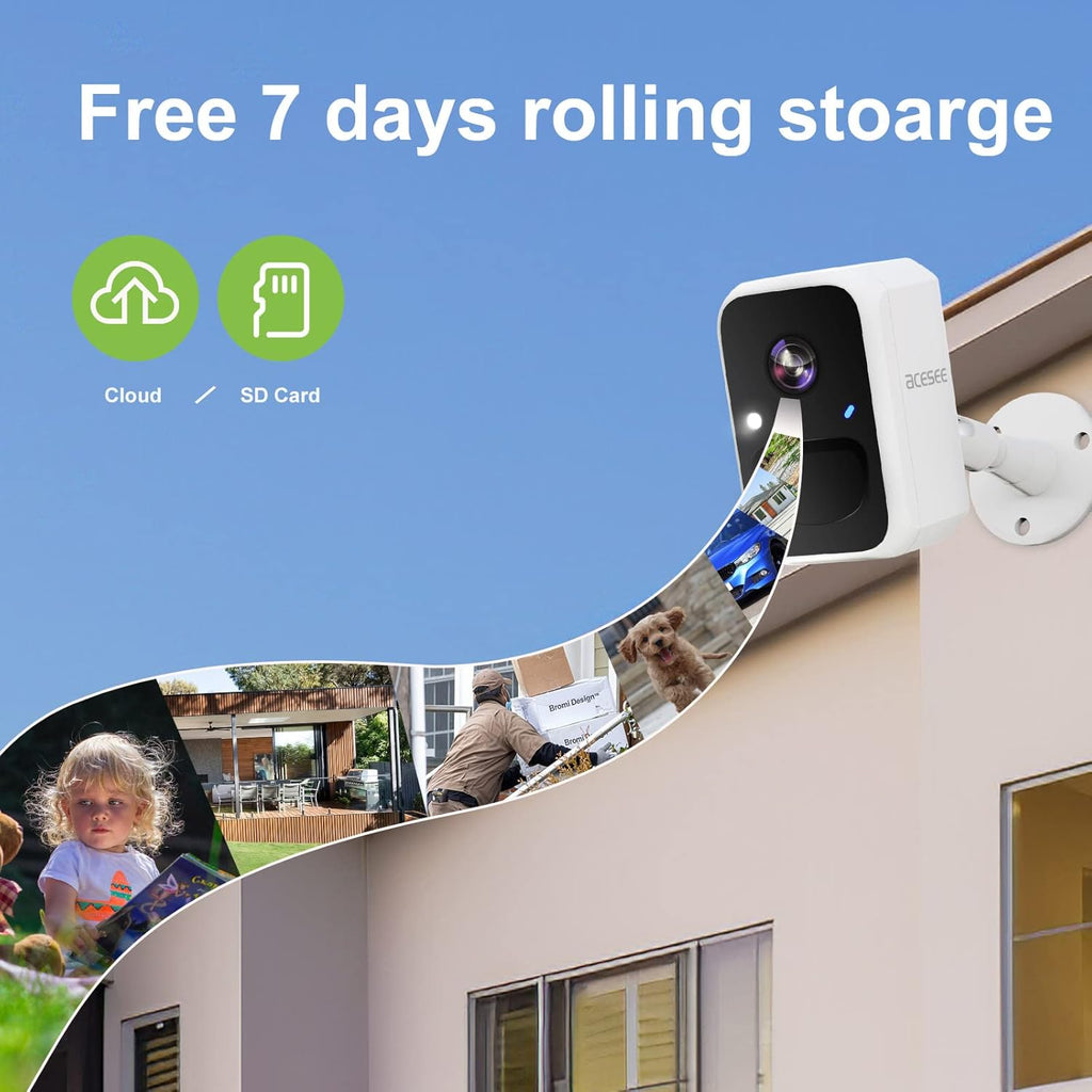 Wireless Outdoor Security Camera with Night Vision K778