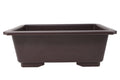 Rectangle Deep Brown Plastic Bonsai Training Pot X62487